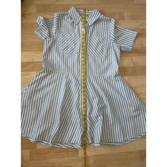 Tuckernuck Striped Mini Dress in Blue and White - Picture 11 of 13